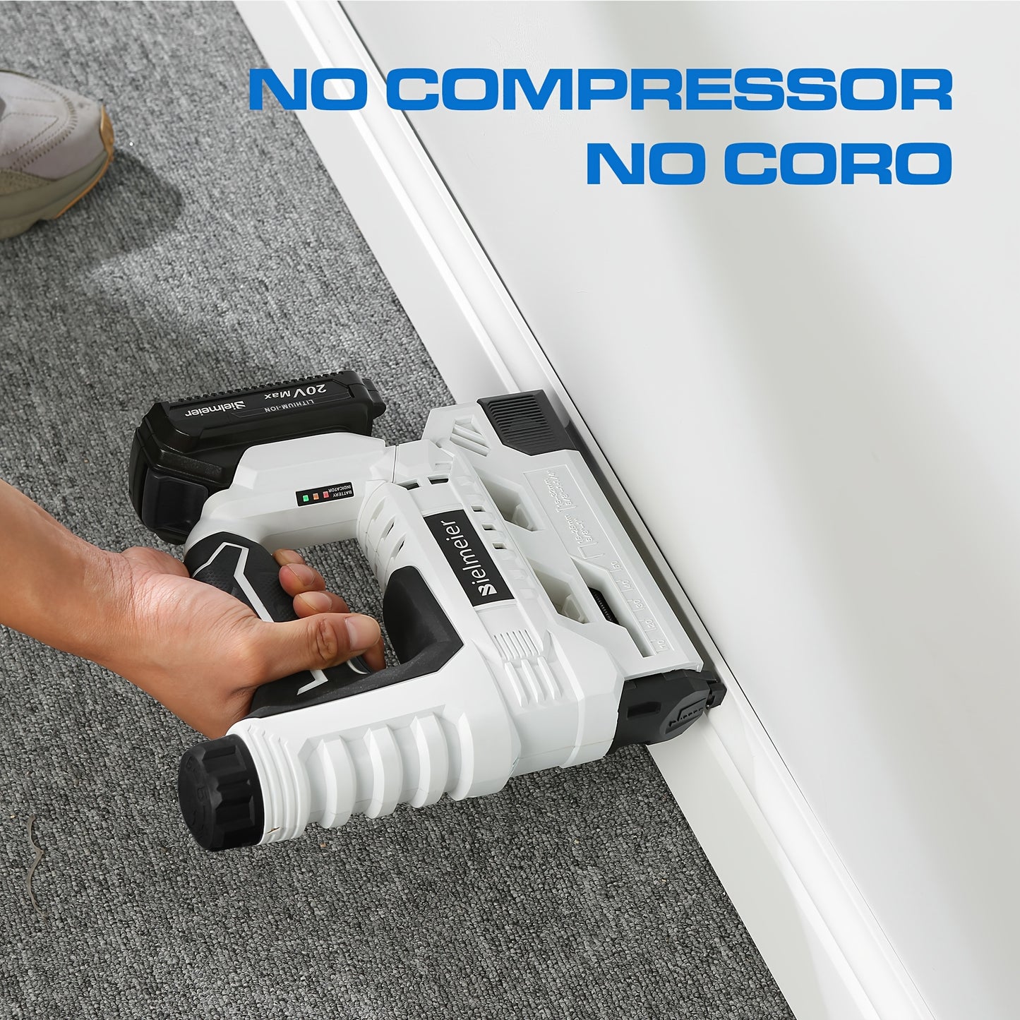 Moktan Sabai 20V Cordless 2-in-1 Nail & Staple Gun – No Compressor, Battery Included