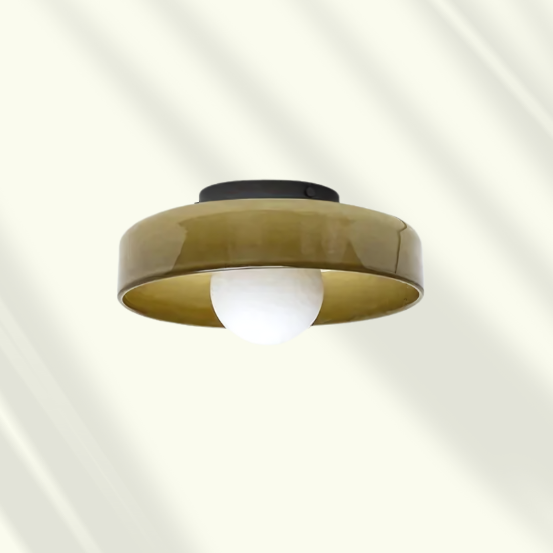 Moktan Sabai Modern LED Ceiling Light Olivegreen