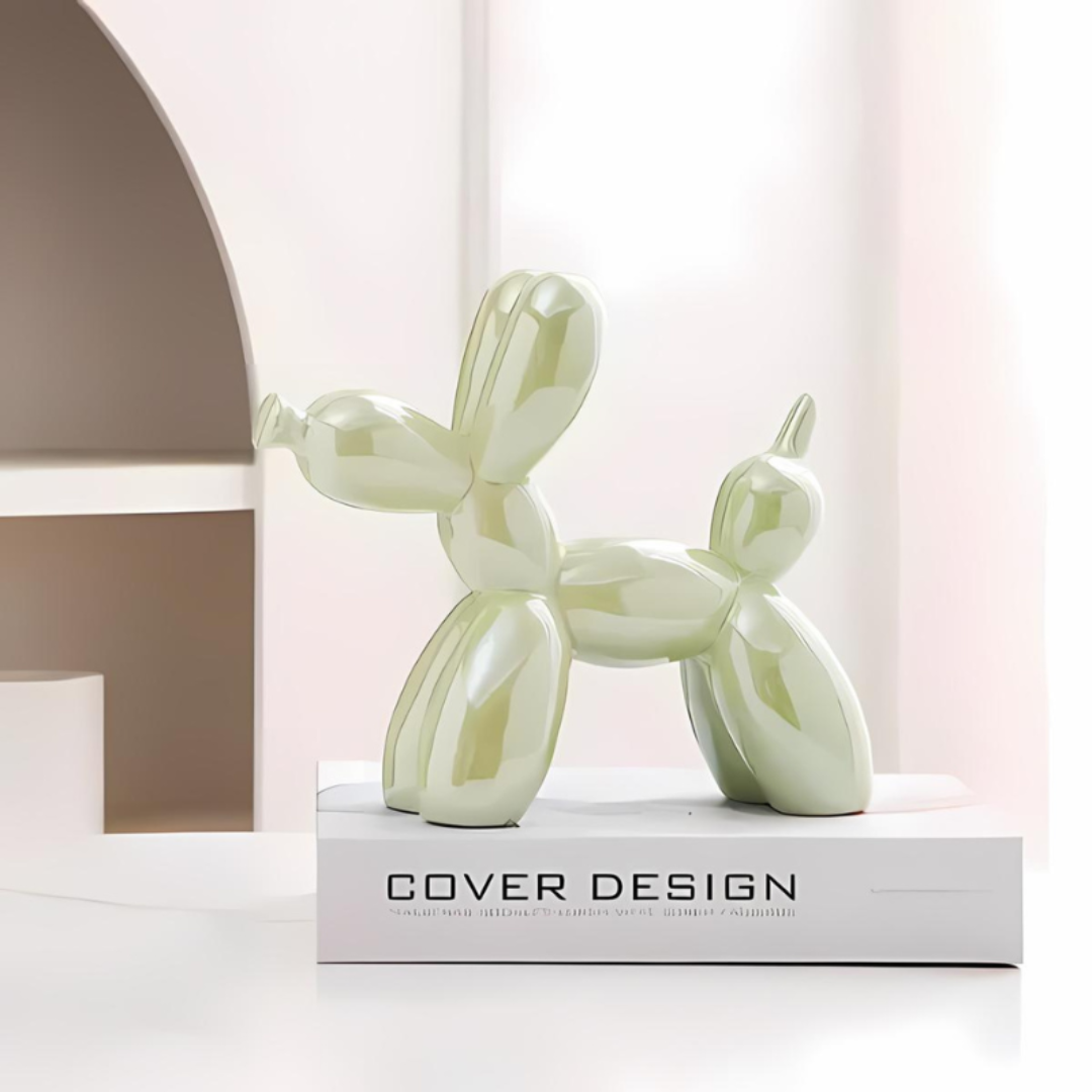 Moktan Sabai Ceramic Balloon Dog Statue