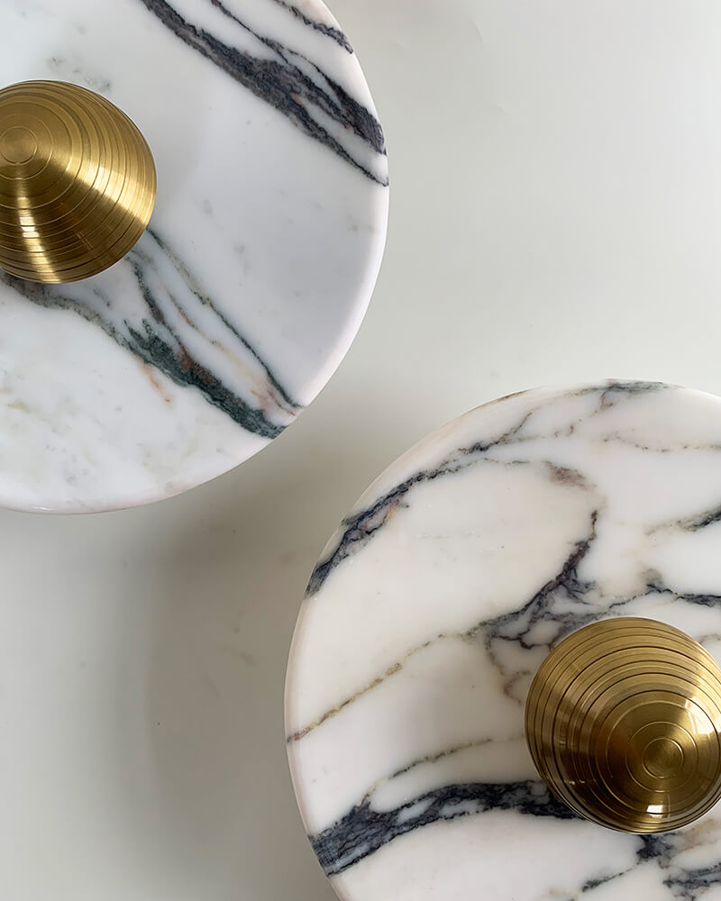 Moktan Sabai Calacatta Marble Wall Lamp LED 5W Warm Light Vintage Sconce 23cm