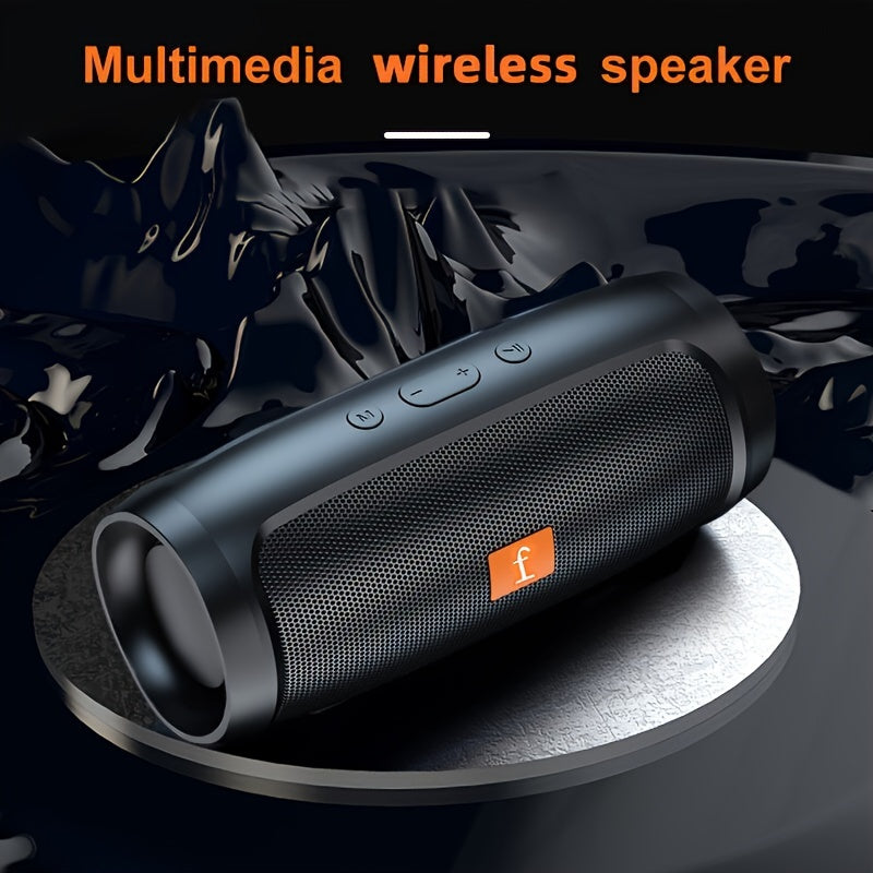 Wireless Bluetooth Speaker with Dual Subwoofer, Loud Surround Sound for Home & Car