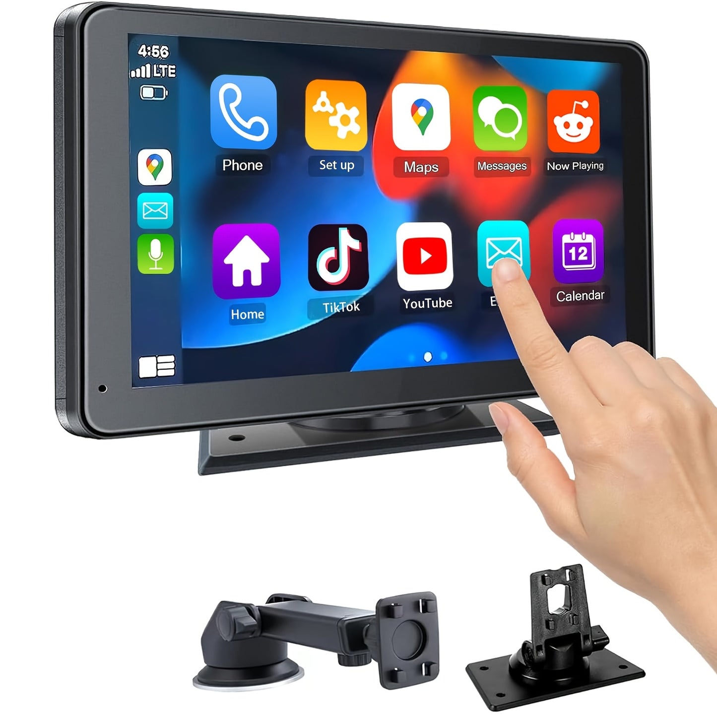 2025 HD Wireless Car Display – CarPlay, Android Auto, GPS, Dash Cam, Audio Moktan Sabai