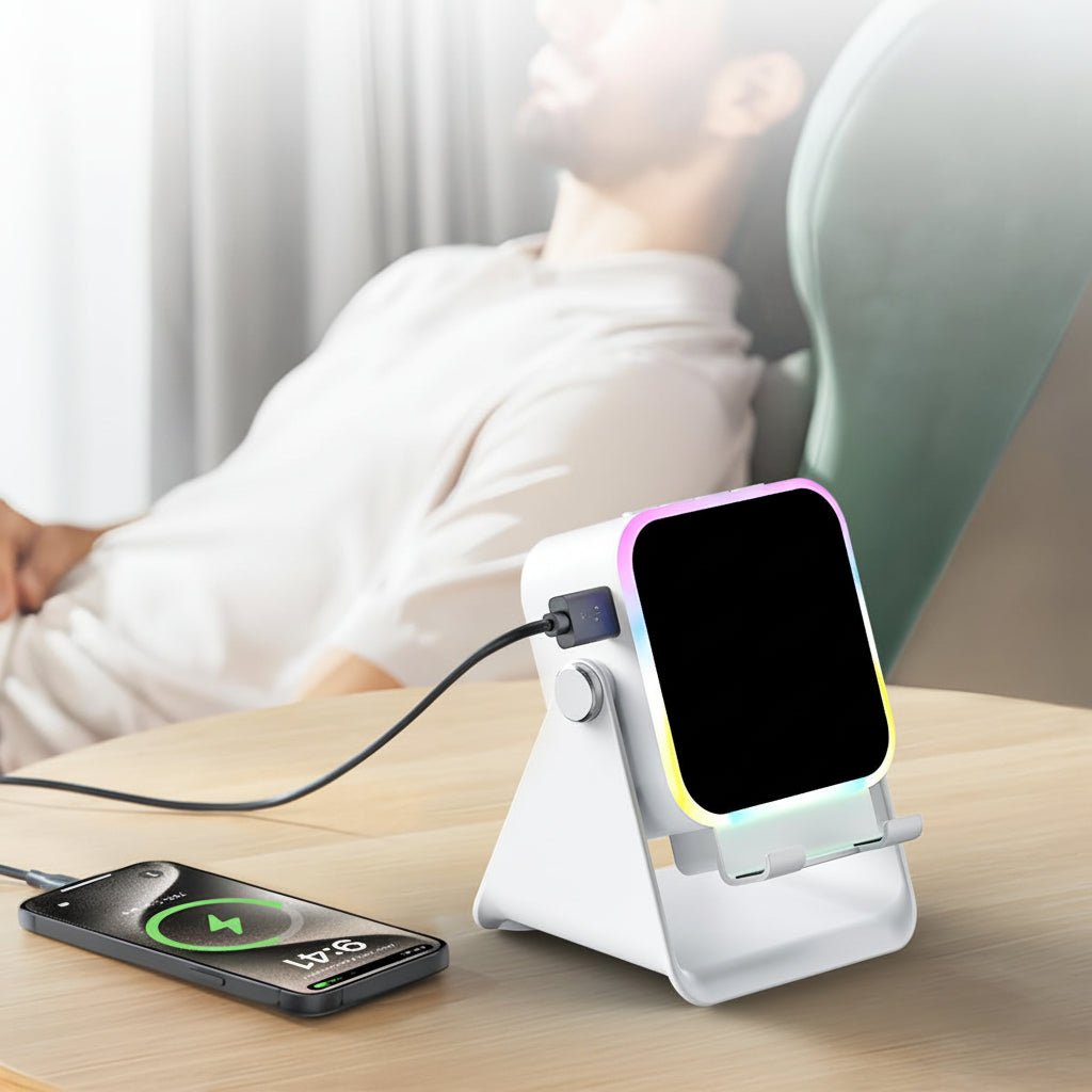 Moktan Sabai Bluetooth Speaker Phone Stand with Induction Sound Wireless Audio Dock