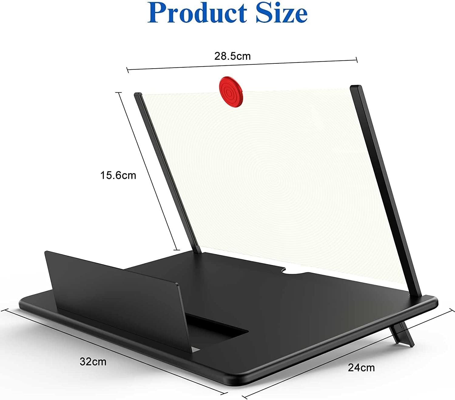 Moktan Sabai 16 Inch Phone Screen Magnifier HD Mobile Screen Amplifier Stand for Movies