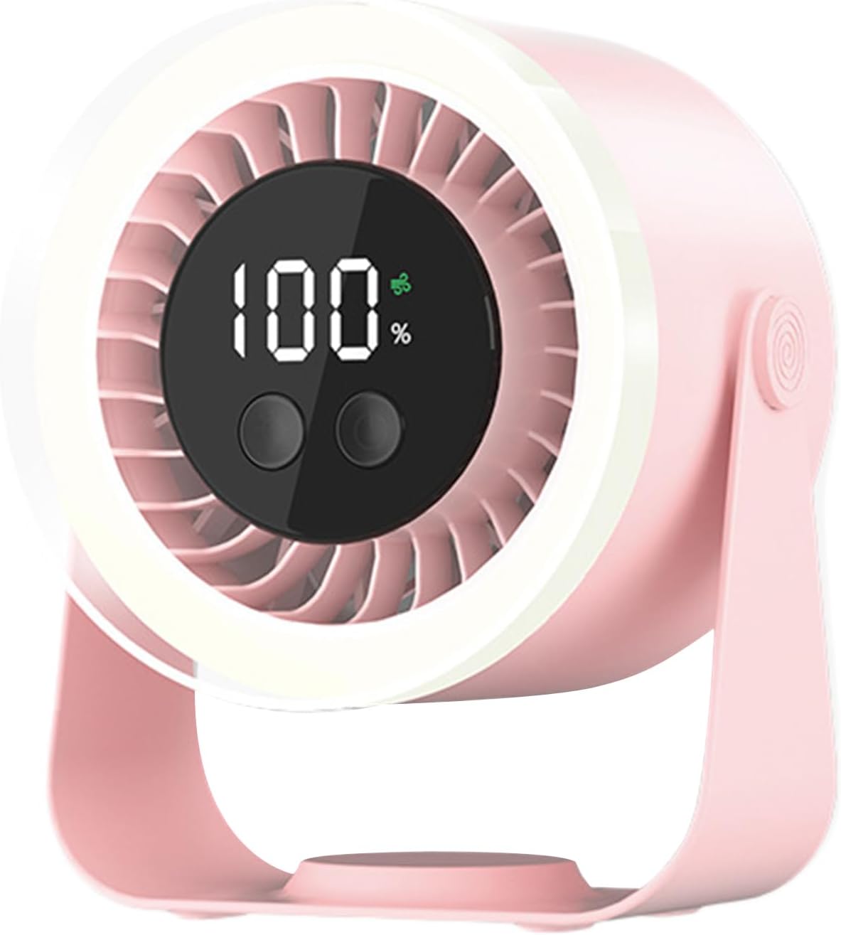 Moktan Sabai Portable Desk Fan | USB Rechargeable with 10-Speed Quiet Operation | Compact Design for Efficient Cooling