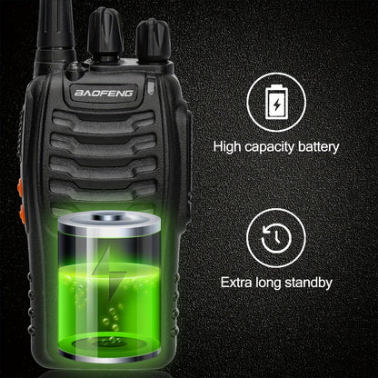 Long Range Walkie Talkies for Adults, Rechargeable 2-Way Radios with Earpieces