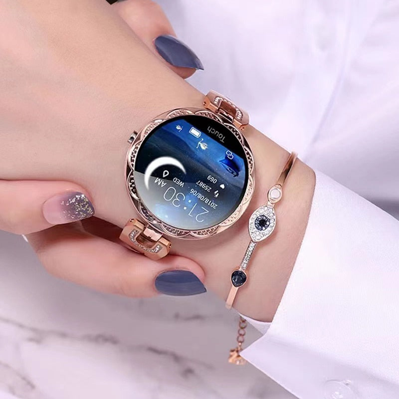 Moktan Sabai Women’s Smartwatch Fitness Tracker Waterproof Heart Rate Sleep Activity Watch