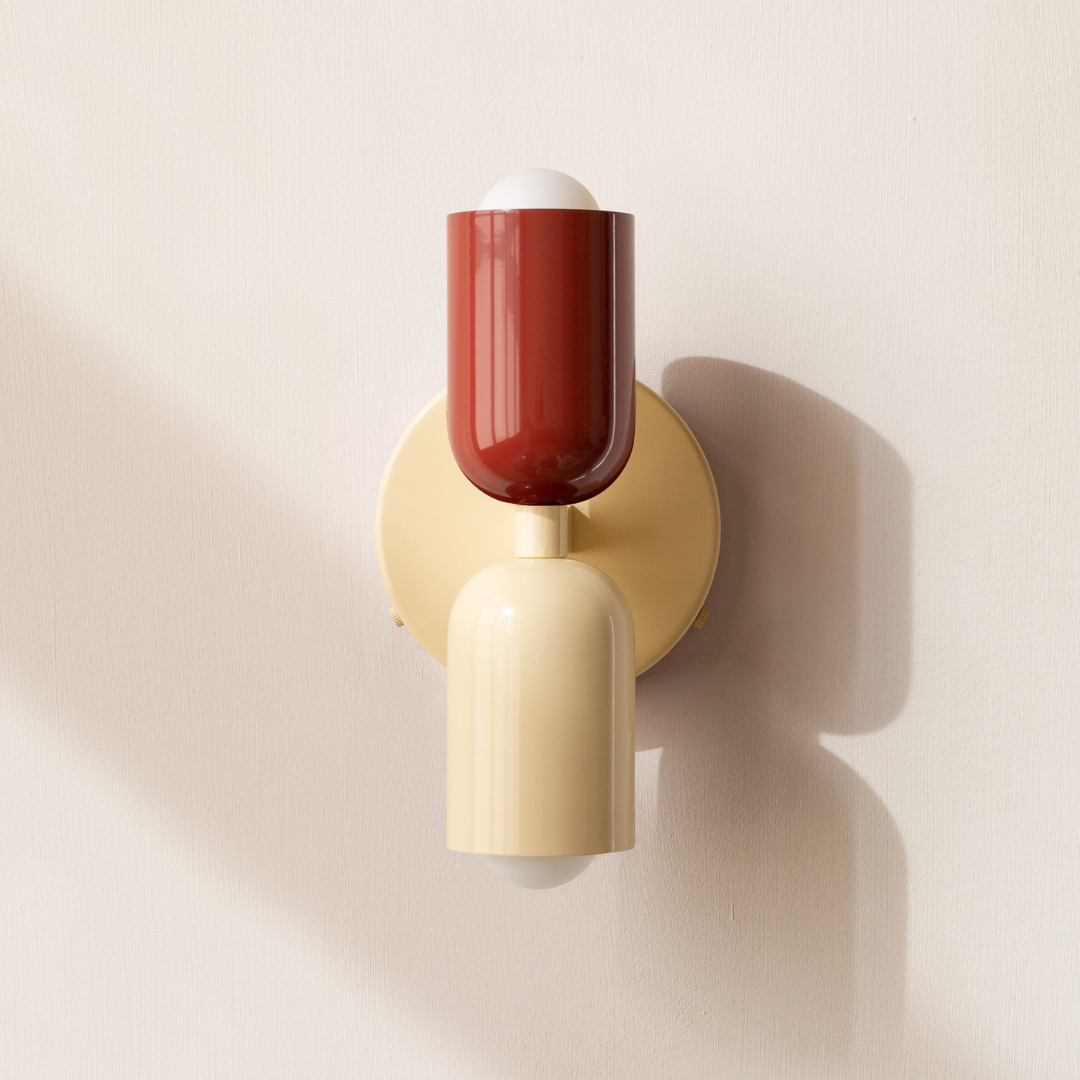 Moktan Sabai Modern Minimalist Cylinder LED Wall Sconce Iron Indoor Wall Light