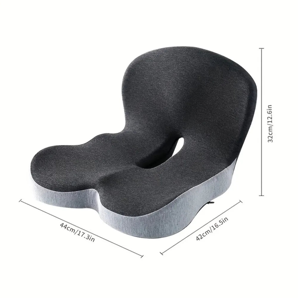 Moktan Sabai Memory Foam Seat Cushion with Lumbar Support for Office Chair