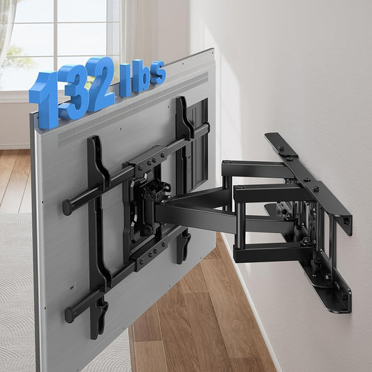 Full Motion TV Wall Mount for 37-75 Inch TVs | Articulating Arms, Swivel & Tilt