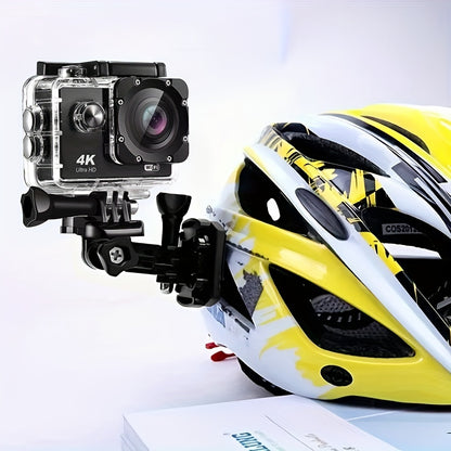 4K Action Camera with 32GB Card – WiFi, 170° Wide Lens, Remote, Helmet Mount
