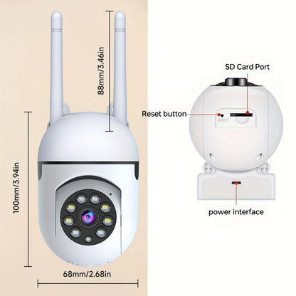 Wifi Security Cameras 4PCS 2K HD, Dual-Band, Night Vision, 2-Way Audio