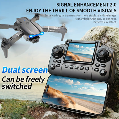 Foldable Drone with Screen Control & 2 Batteries - Ideal for Travel & Outdoor Adventures