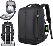 Moktan Sabai 40L Expandable Laptop Backpack USB Anti-Theft Travel Bag