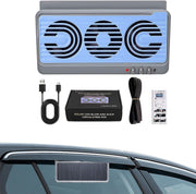 Moktan Sabai EcoVent | Solar Car Window Fan with Dual-Duct Airflow System | Efficient Ventilation for Comfortable Driving