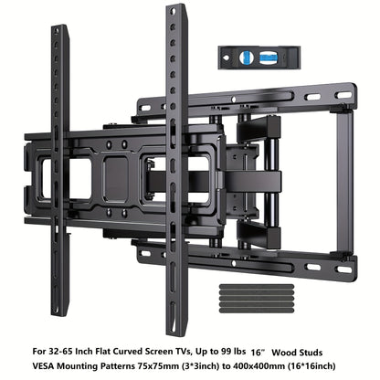 Full Motion TV Wall Mount for 37-75 Inch TVs | Articulating Arms, Swivel & Tilt