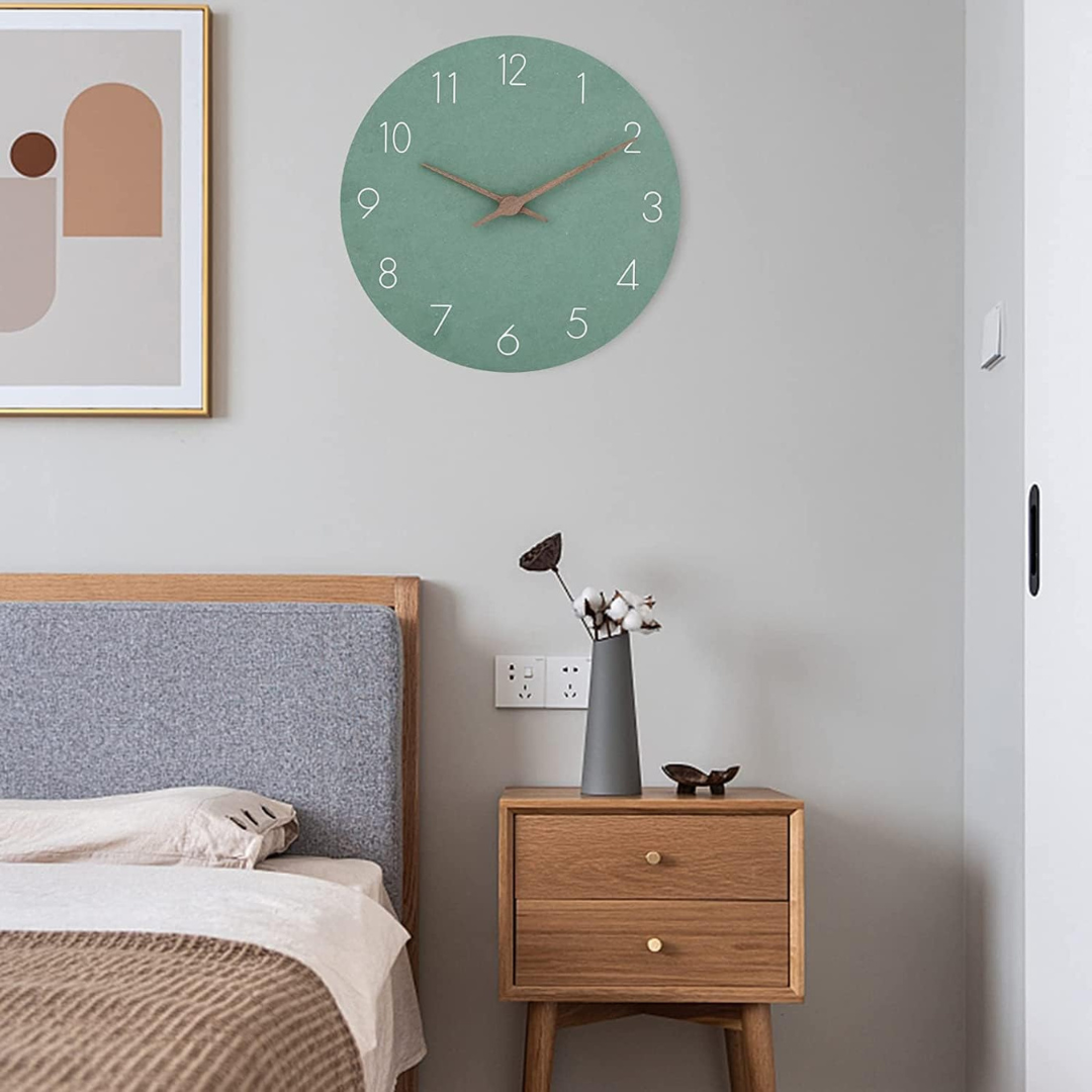 Moktan Sabai Silent Wooden Wall Clock