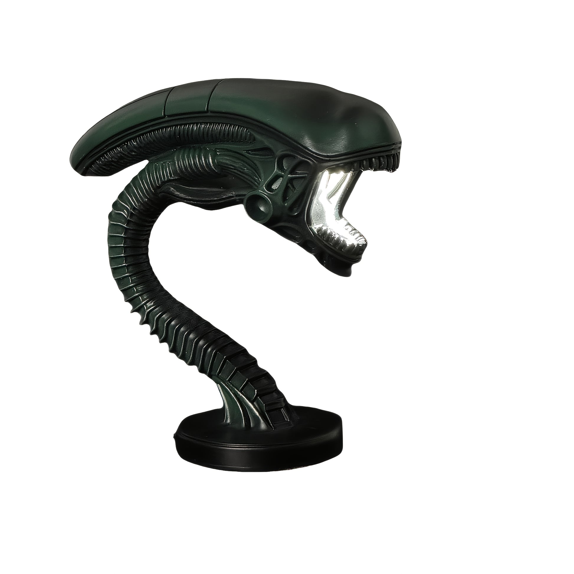 Moktan Sabai USB Alien Head Lamp – Sci-Fi Resin Desk Light for Bedroom, Office & Halloween Decor Type A One-size