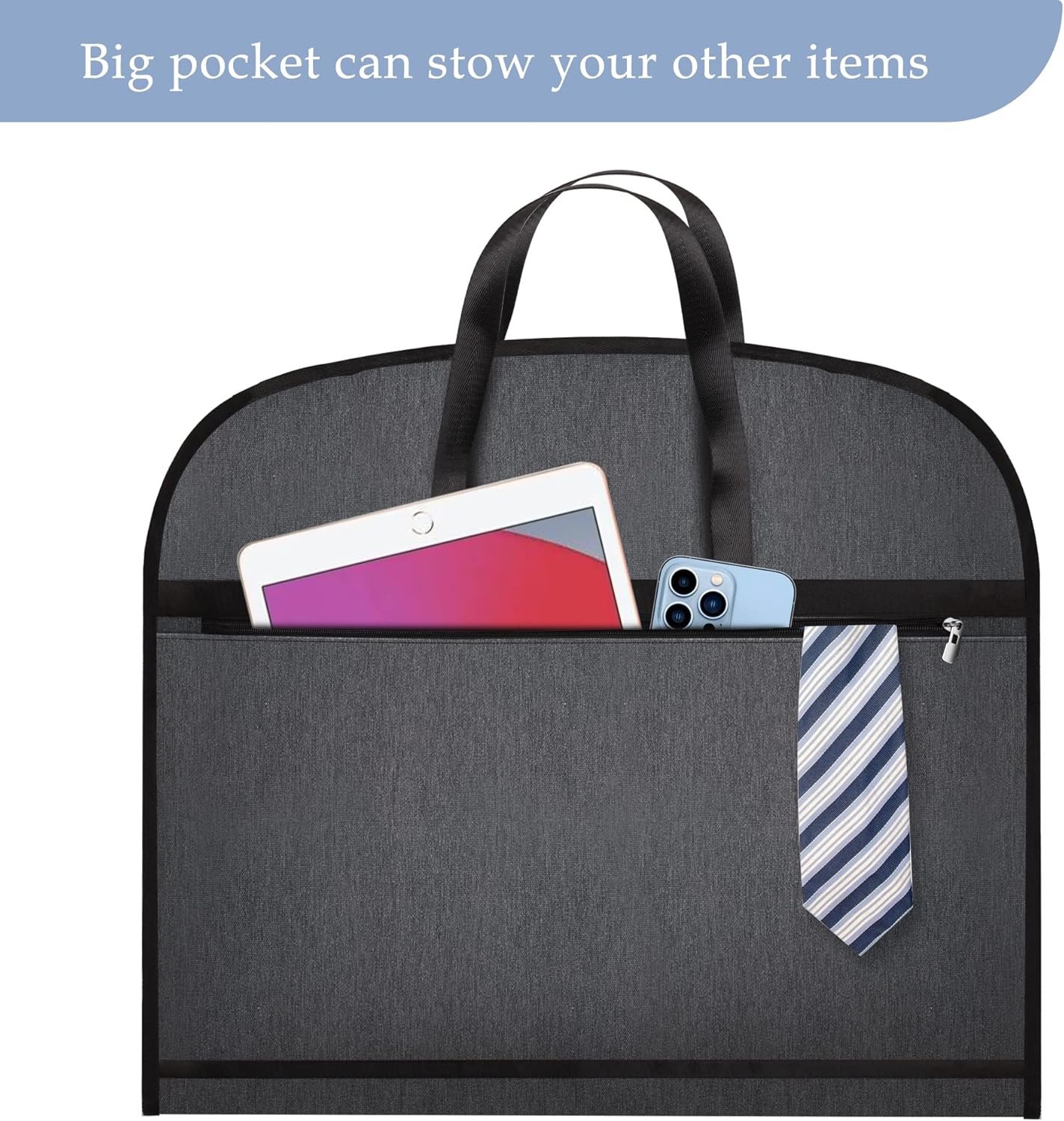 Moktan Sabai Waterproof Foldable Garment Bag Oxford Travel Suit Cover with Pocket