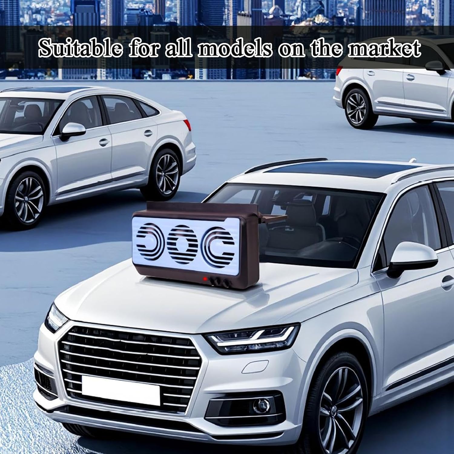 Moktan Sabai EcoVent | Solar Car Window Fan with Dual-Duct Airflow System | Efficient Ventilation for Comfortable Driving