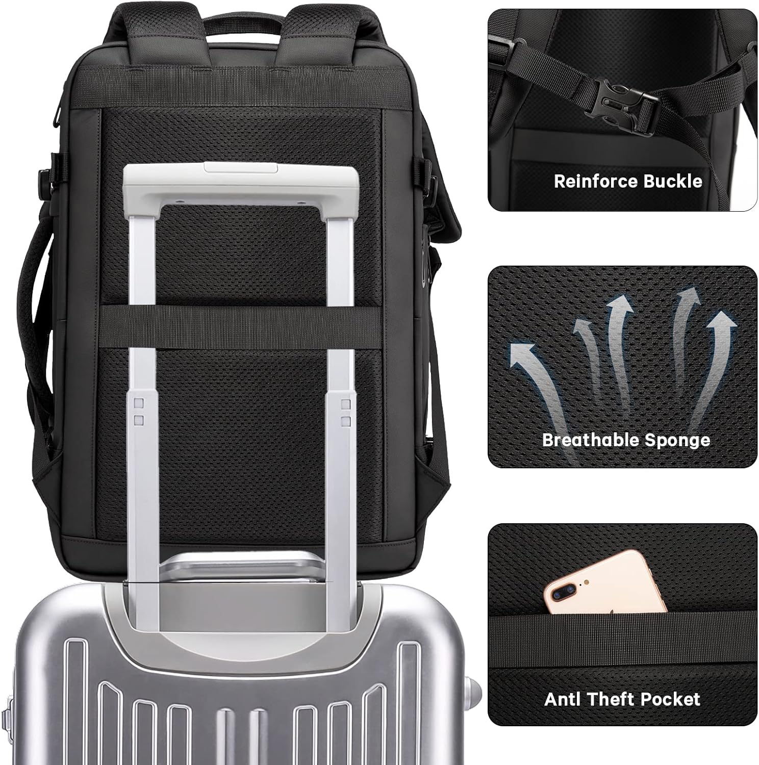 Moktan Sabai Expandable Travel Backpack 26–45L Laptop Duffel Bag