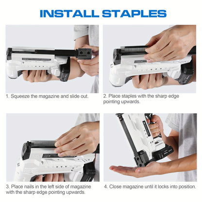 Moktan Sabai 20V Cordless 2-in-1 Nail & Staple Gun – No Compressor, Battery Included