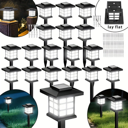 Outdoor Solar Path Lights – 600mA Waterproof LED Landscape Lights (different Sizes Available)