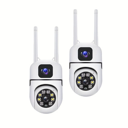 Home Security Cameras Wireless Dual Lens 1080P WiFi with Night Vision