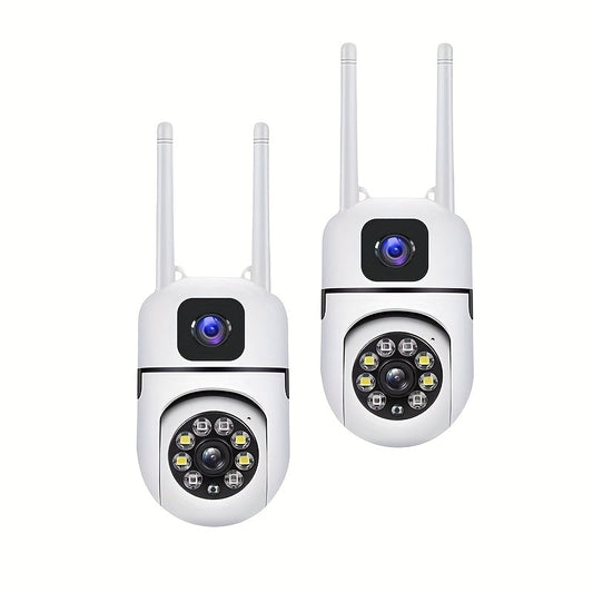 Home Security Cameras Wireless Dual Lens 1080P WiFi with Night Vision