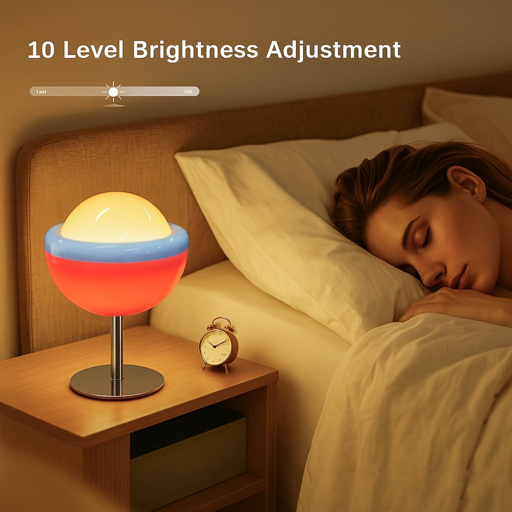 Moktan Sabai USB Dimmable Desk Lamp – Tri-Color LED Night Light for Bedroom & Gift Holidays