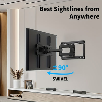 Full Motion TV Wall Mount for 37-75 Inch TVs | Articulating Arms, Swivel & Tilt