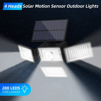 Moktan Sabai - Bright Solar Lights w/ Remote & Motion Sensor 2/4 Pack