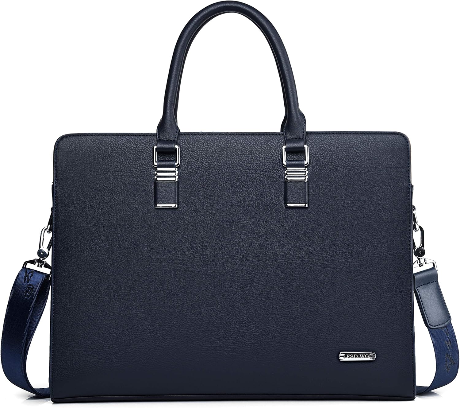 Moktan Sabai Genuine Leather Business Briefcase 15.6 Inch Laptop Bag Multi Compartment