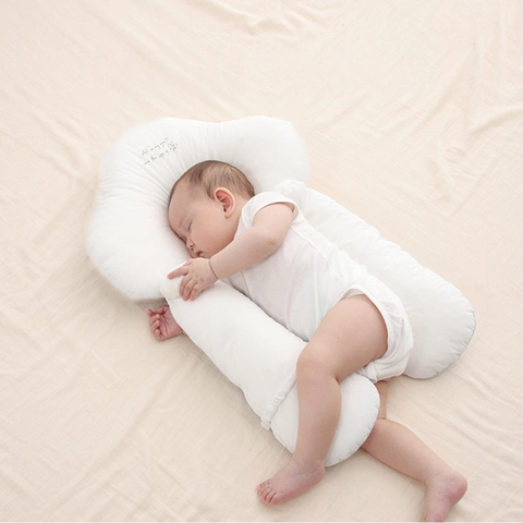 Moktan Sabai Baby Anti Flat Head Pillow Organic Cotton Infant Sleeping Support Cushion