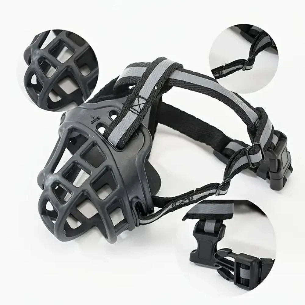Moktan Sabai Adjustable Mesh Dog Muzzle