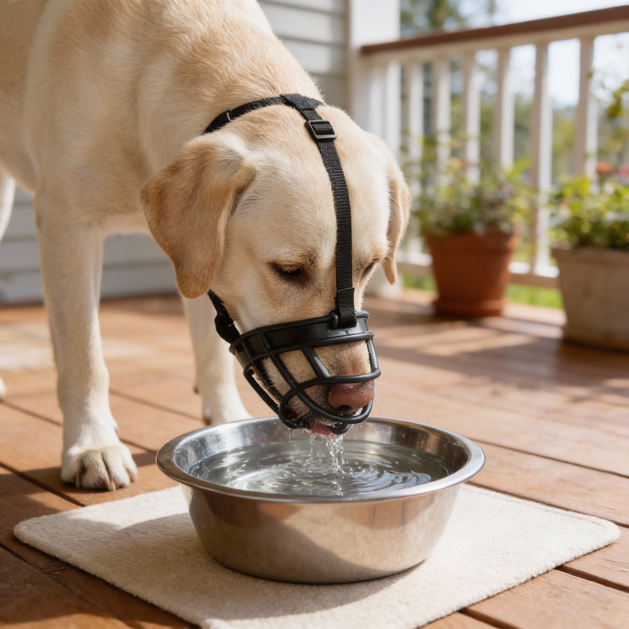 Moktan Sabai Adjustable Mesh Dog Muzzle