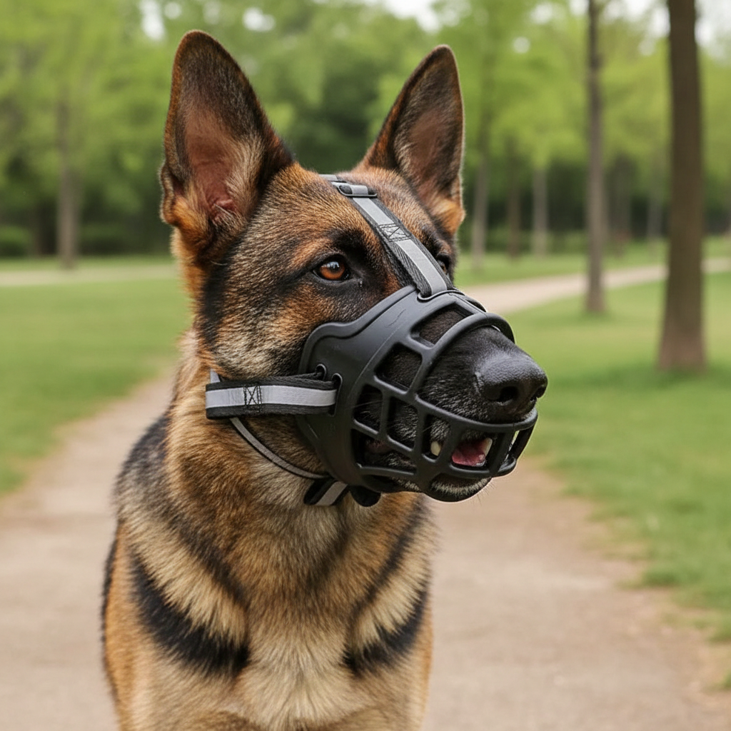 Moktan Sabai Adjustable Mesh Dog Muzzle