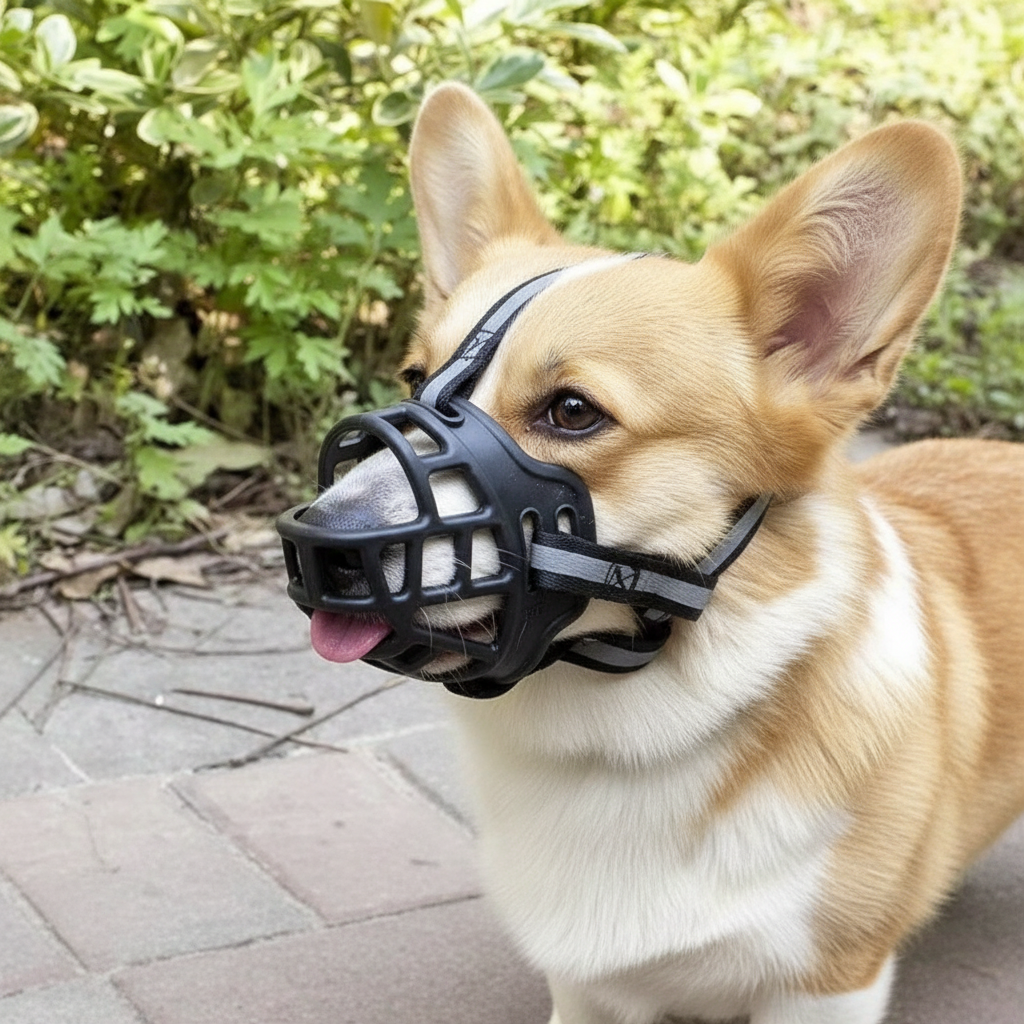 Moktan Sabai Adjustable Mesh Dog Muzzle