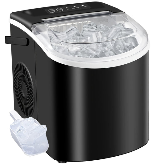 LBC 26lb Countertop Ice Maker with Auto-Clean for Home & Parties