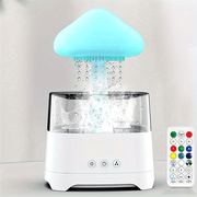 Moktan Sabai Rain Cloud Humidifier – 7-Color Aromatherapy Diffuser with Remote for Bedroom