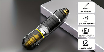 Moktan Sabai Wireless Tattoo Pen Kit, Complete Tattoo Gun Set with Needles & 6 Inks