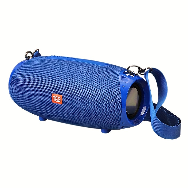 Portable Bluetooth Speaker with TWS Stereo, FM, USB/TF Card, Mic, Hi-Res Audio