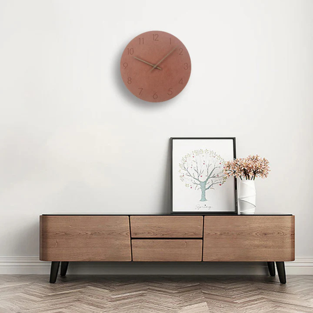 Moktan Sabai Silent Wooden Wall Clock