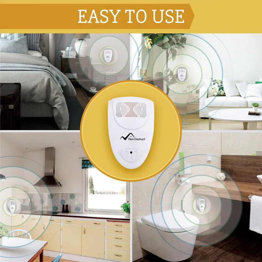 Moktan Sabai Ultrasonic Bed Bug Repeller Plug-In – Safe Pest Control Device