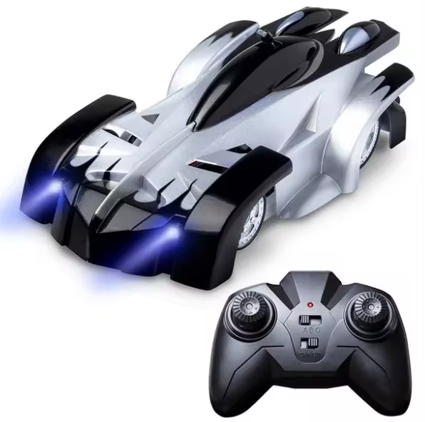 Moktan Sabai RC Wall Climbing Car Infrared Laser Tracking Remote Control Stunt Toy Black - RC