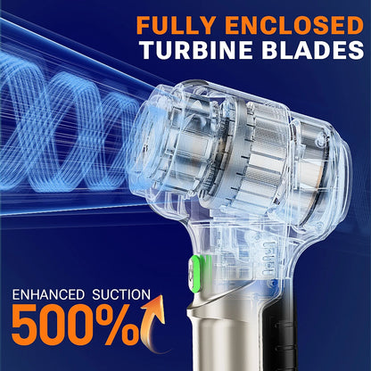 High Pressure Cordless Car Vacuum Cleaner Powerful Wireless Mini Vacuum