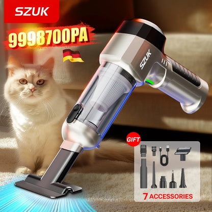 High Pressure Cordless Car Vacuum Cleaner Powerful Wireless Mini Vacuum
