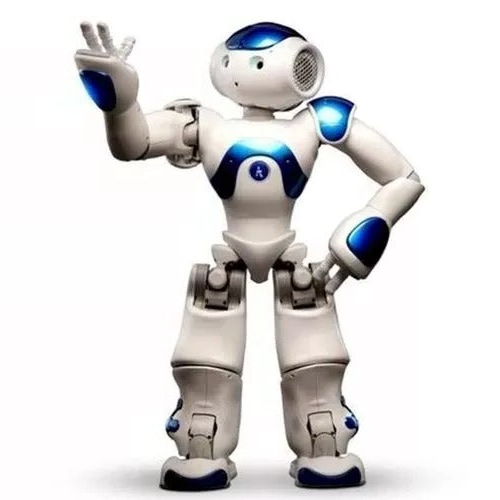 Moktan Sabai Advanced Humanoid AI Companion Robot for Adults with Multi-Sensory Interaction and Global Communication Blue