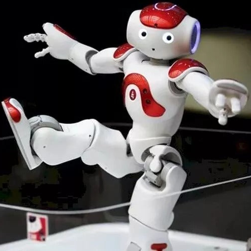 Moktan Sabai Advanced Humanoid AI Companion Robot for Adults with Multi-Sensory Interaction and Global Communication Red