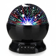 Moktan Sabai 360° Rotating Galaxy Projector – LED Nebula Star Night Light for Kids Room Black